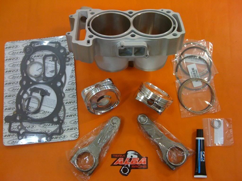 Polaris RZR 900 XP Turbo Big Bore kit 975cc Cylinder 91 Pistons Rods Gaskets eBay
